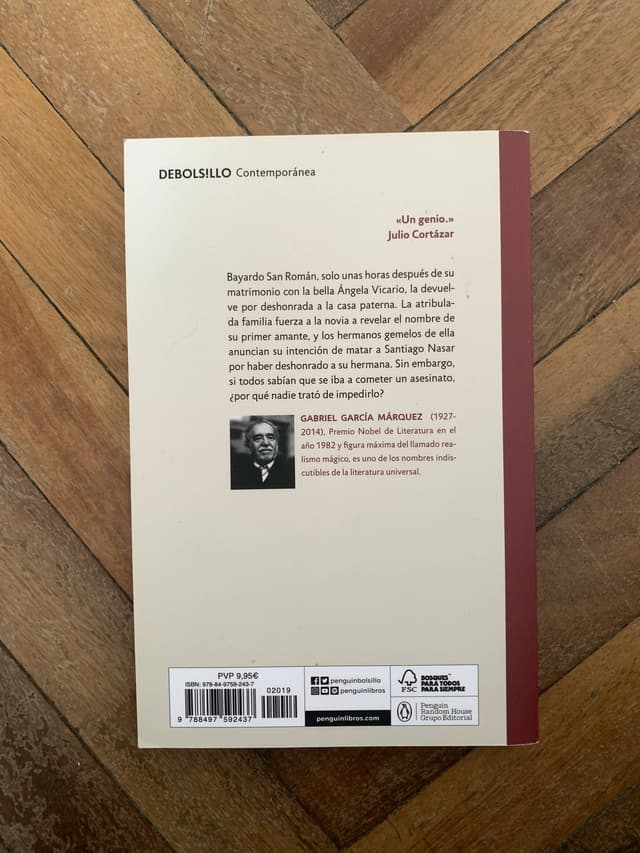 Libro Crónica De Una Muerte Anunciada — foto 3