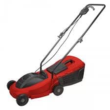 Cortadora De Césped Nappo Eléctrica 1300w 3500rpm 32cm De Corte Con Altura Ajustable + Bolsa Recolectora De 25l
