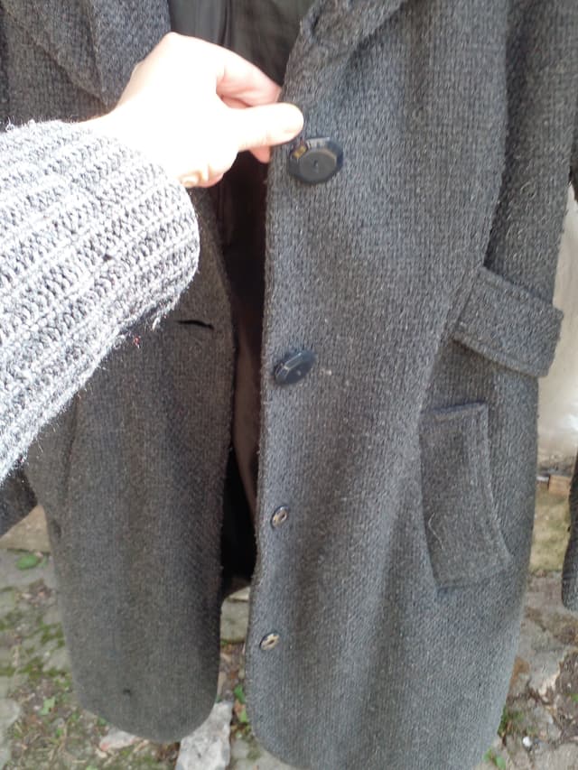 Tapado De Invierno Gris — foto 3