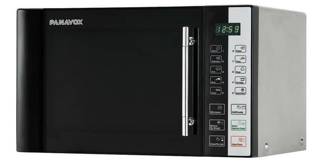 Microondas Grill Panavox Eg9028np-w Negro Y Plateado 28l 220v — foto 2