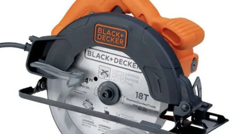 Sierra Circular Black+decker Cs1004 Disco 7-1/4” (184mm) 1400w 5300rpm Doble Cubierta De Protección