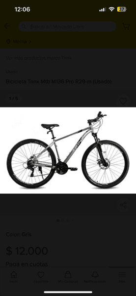 Bicicleta Trinx Mtb M136 Pro R29-M