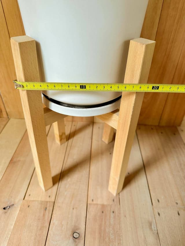 Porta Maceta En Madera - Para Decoración O Set De Filmación — foto 5