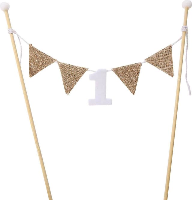 Banderines Con Números 1 Para Fiesta De Cumpleaños De Primer Año — foto 2
