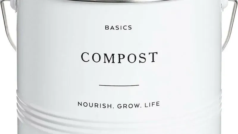 Cubo / Balde De Compost Vintage