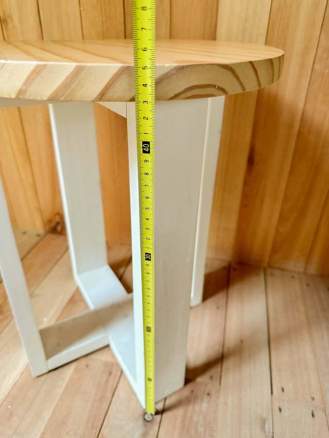 Mesa Ratona Redonda Nido En Madera — foto 5