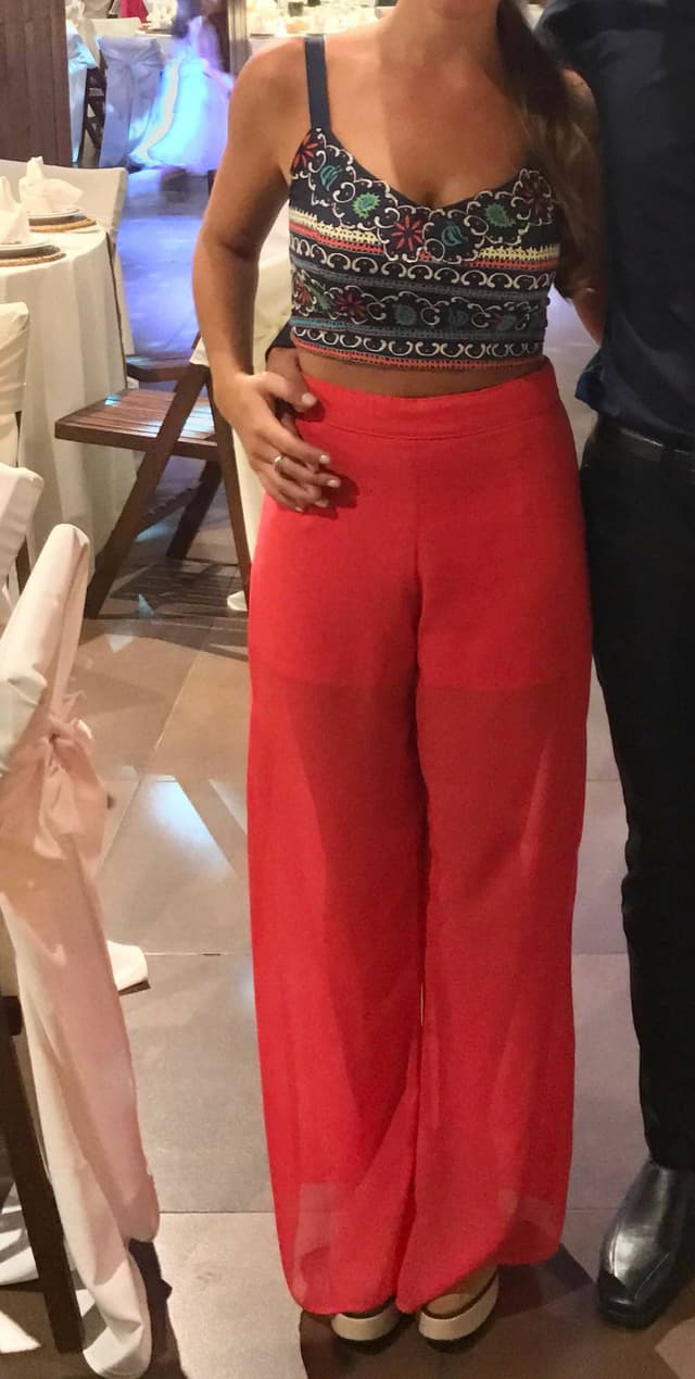 Top Y Pantalón Palazzo De Fiesta — foto 3