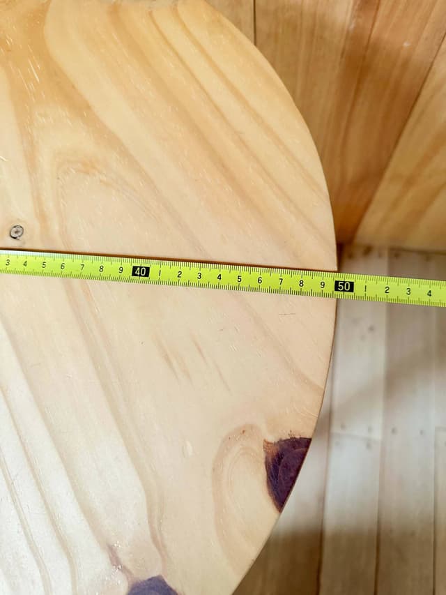 Mesa Ratona Redonda Nido En Madera — foto 8