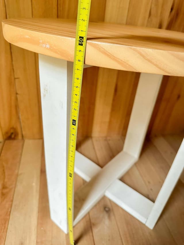 Mesa Ratona Redonda Nido En Madera — foto 7
