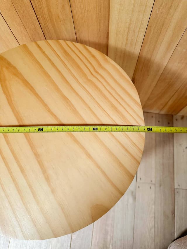 Mesa Ratona Redonda Nido En Madera — foto 6