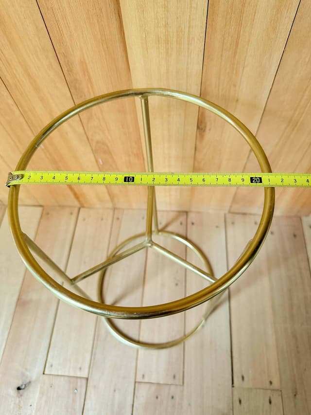 Porta Macetas Dorado - Para Decoración O Set De Filmación — foto 5