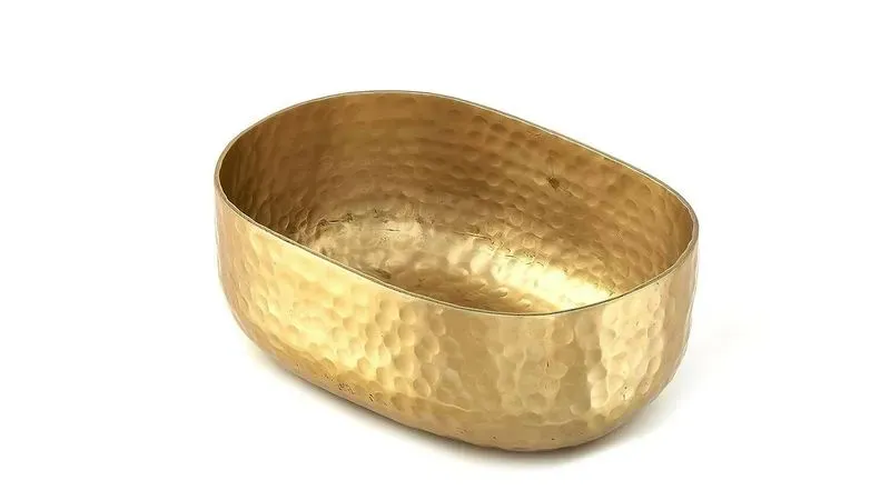 Bowl / Canasta Dorada Bronce