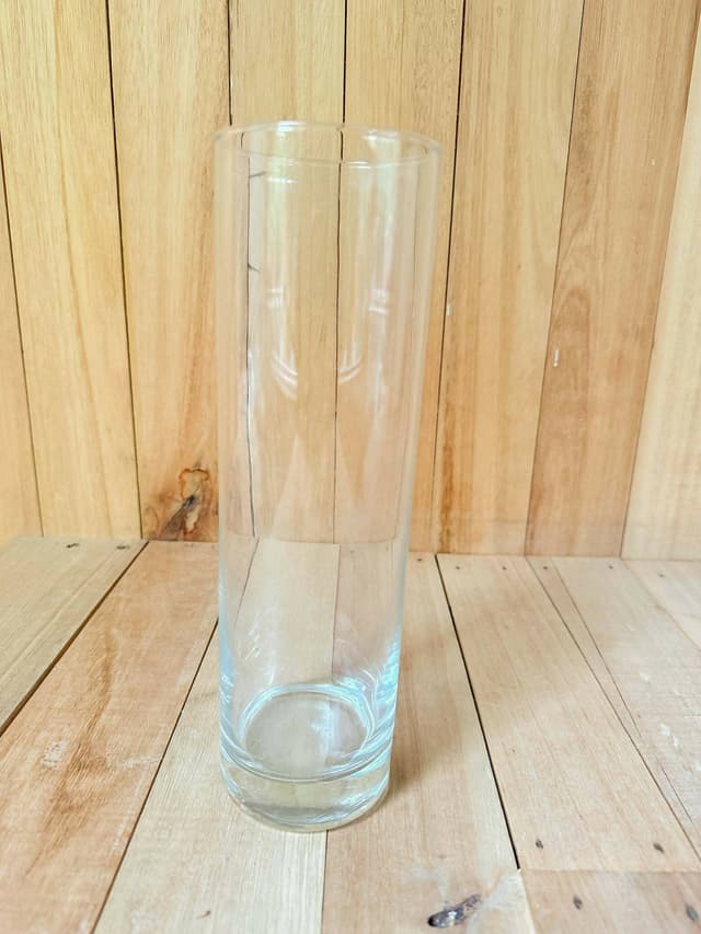 Jarro / Florero Cilíndrico De Vidrio — foto 2