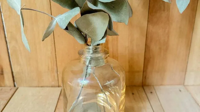 Jarro / Botella De Vidrio Chico