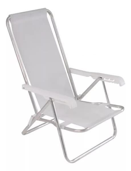 Reposera Silla de Playa Blanca