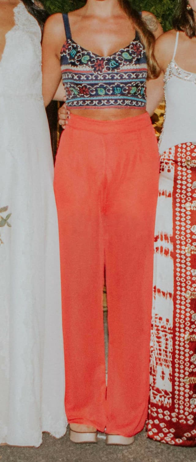 Top Y Pantalón Palazzo De Fiesta — foto 2