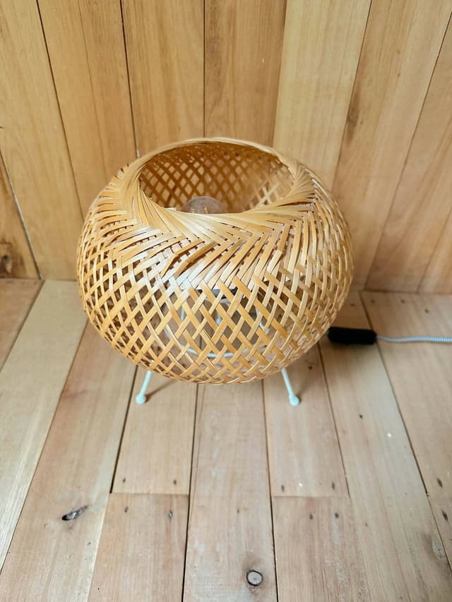 Lámpara De Bambú — foto 3