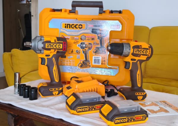Taladro y llave de impacto a batería