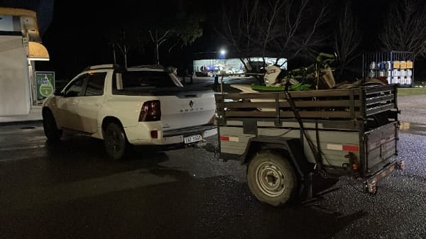 Trailer 1000kg sin freno